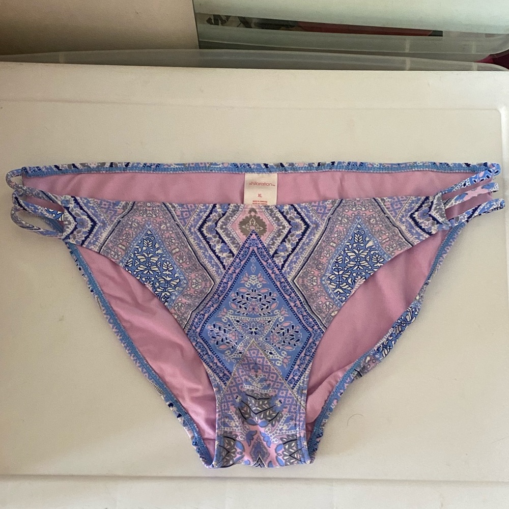 Floral Pattern Bikini Bottoms